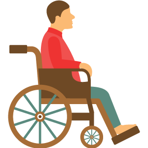 Icona Disabilità e non autosuffcienza